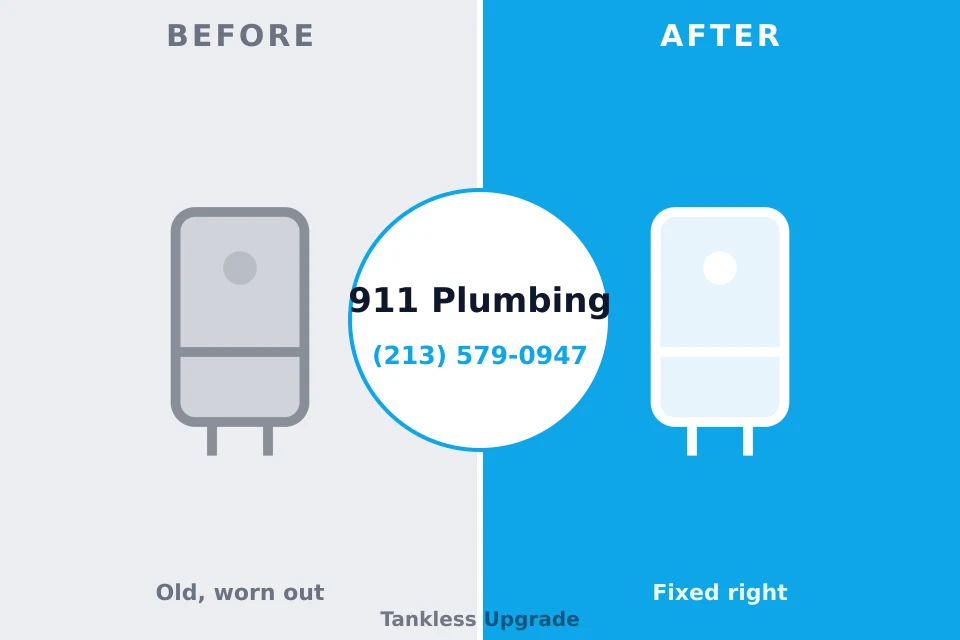 Before and after: plumbing repair Keeler Farm, NM